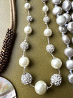 Nice 12 Pc Lot Vintage - Now Necklaces Lia Sophia Lampwork Beaded Shell Crystal — photo 8