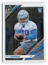 2019 Donruss Optic #145 Ty Johnson Rookie Detroit Lions RC