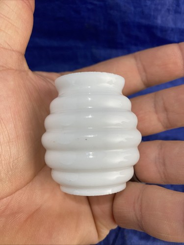 Gramd Val's Time Miniature Oil Lamp Wall Sconce Beehive SHADE Milk Glass
