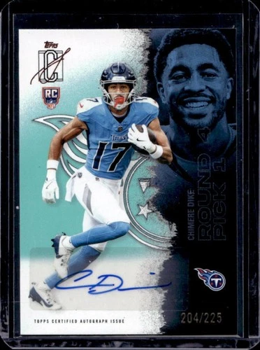 2025 Topps Signature Chimere Dike Rookie Class Autographs (RAW)