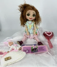 Judy Porter Fair Resin BJD 10" Doll Rosie OOAK Bunny Time