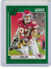 2024 Panini Zenith Football Travis Kelce Two Minute Drill Green #48