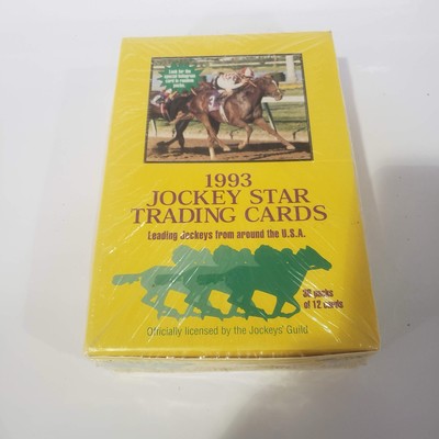 1993 jockey star trading cards Box Factory Sealed