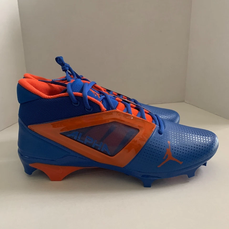 Botines de fútbol americano Air Jordan Alpha Menace 4 Pro para hombre talla 13 Florida Gators NCAA Foto 2 de 4