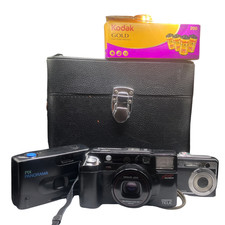 VTG Photography Bundle - Vernon Case, Sanyo Ansco Minolta Cameras Kodak 200 Film
