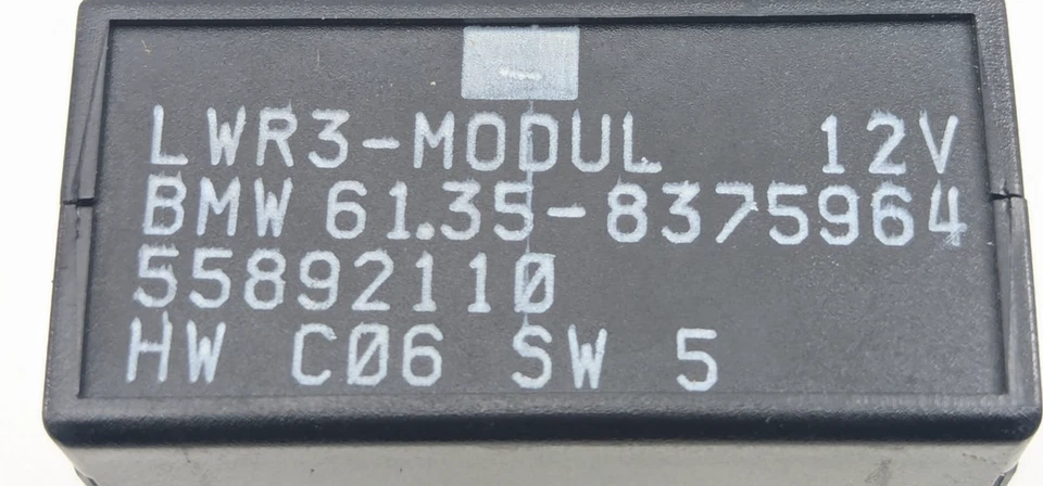 BMW 740i 740iL LWR3 1999 2000 2001 módulo de control de faros 8375964 OEM Foto 2 de 4