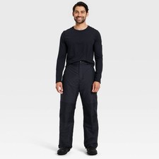 All In Motion Men's Snow Pants Fit Full Water-Repellent Pants Cold-Weather Sz M