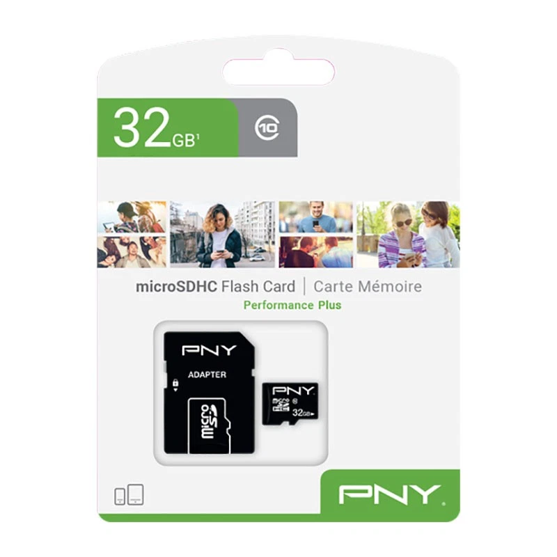 PNY MicroSD Memory Card 32GB Class 10 Performance Plus Model 50 Mb/s - Image 2 of 2