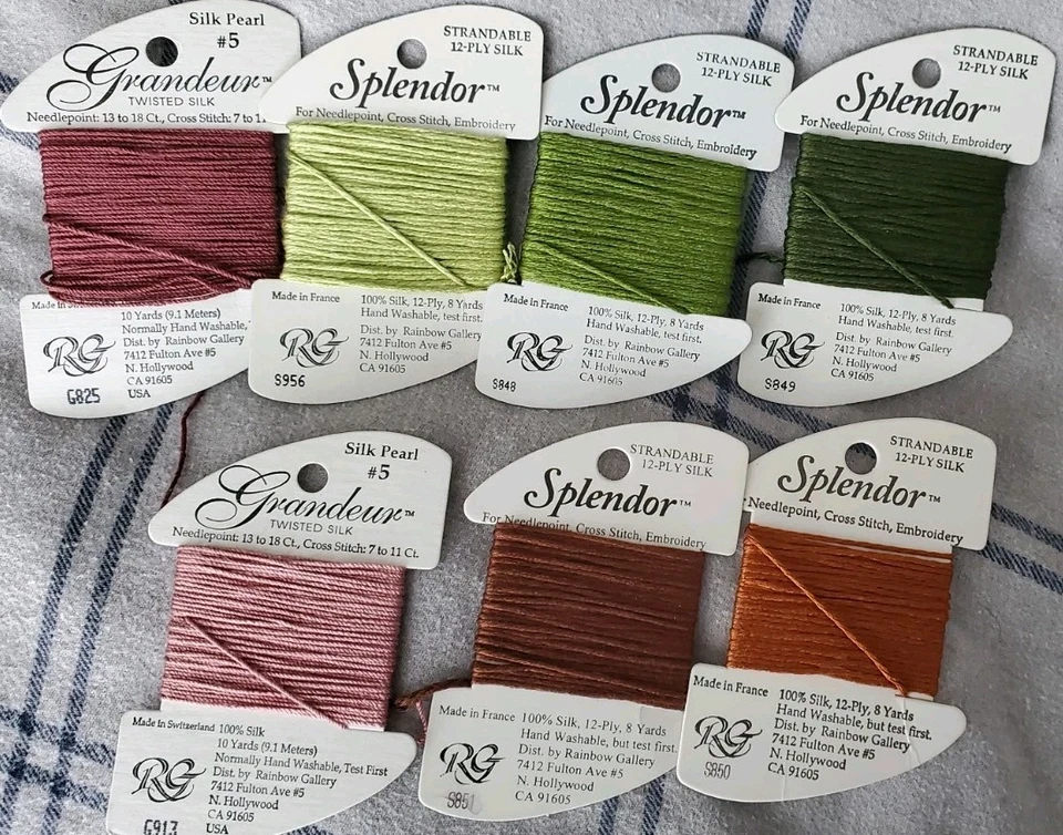 Splendor & Grandeur Sik Floss Lot Of 7 - Image 2 of 2