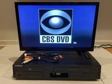 Samsung DVD-V9700 DVD/VCR Combo 4-Head Hi-Fi Stereo VHS Player with HDMI Cables