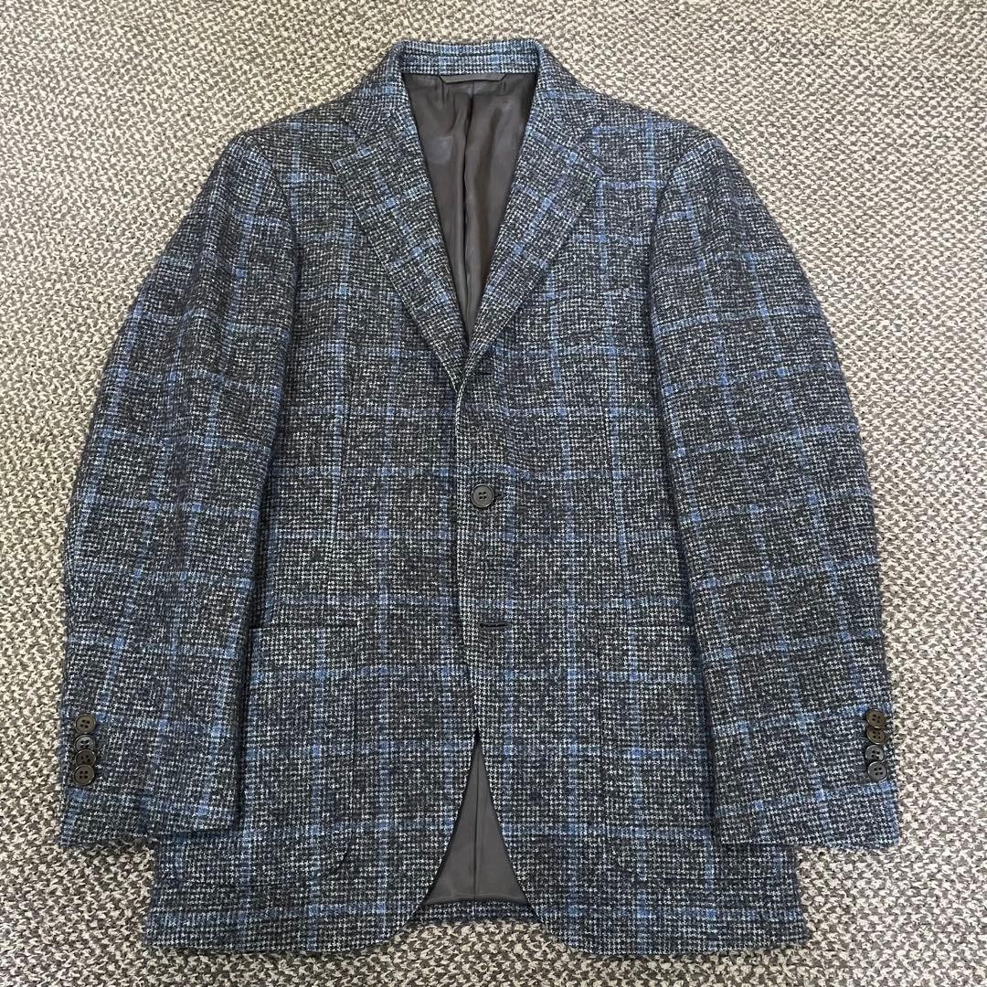 Universal Language Tailored Jacket Alpaca Wool Ch… - image 1