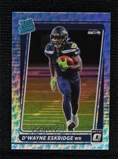 2021 Panini Donruss Optic Rated Rocket Prizm D'Wayne Eskridge #219 Rookie RC