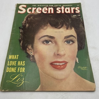 Screen Stars June, 1953 Elizabeth Taylor