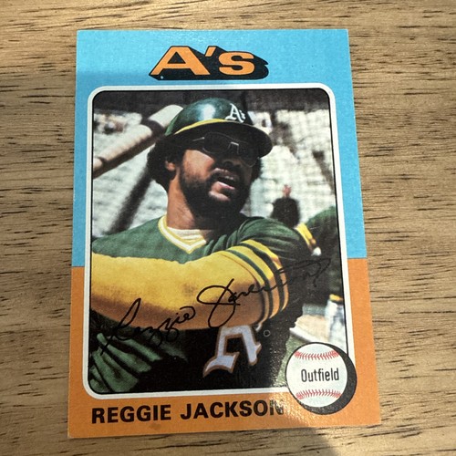 1975 Topps #300 Reggie Jackson - NM - Picture 2 of 11
