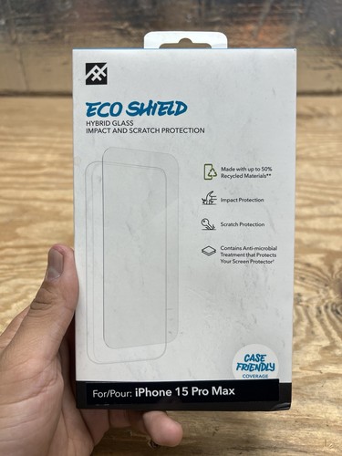 iFrogz Apple iPhone 15 Pro Max Eco-Shield Screen Protector - Picture 1 of 6