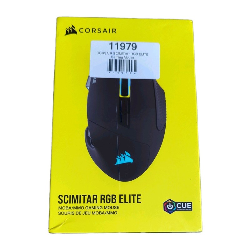 Corsair Scimitar Elite RGB Optical Gaming Mouse - Black