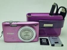 Nikon Coolpix S2700 6x Optical Zoom 16MP Pink Compact Digital Camera