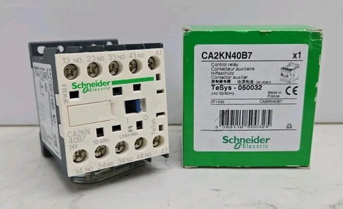 Schneider Electric CA2KN40B7 Iec Control Relay 4NO 24 Vac 10A New