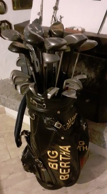 CALLAWAY BIG BERTHA, VINTAGE GOLFTASCHE, SELTEN, COOL, TOP, CALLAWAY GOLF, LEDER