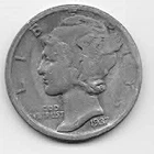 1937 Mercury Dime - Nice Silver - #11
