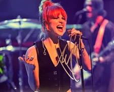 Hayley Williams (PARAMORE) Signed 8x10" Authentic Original Autograph w/COA