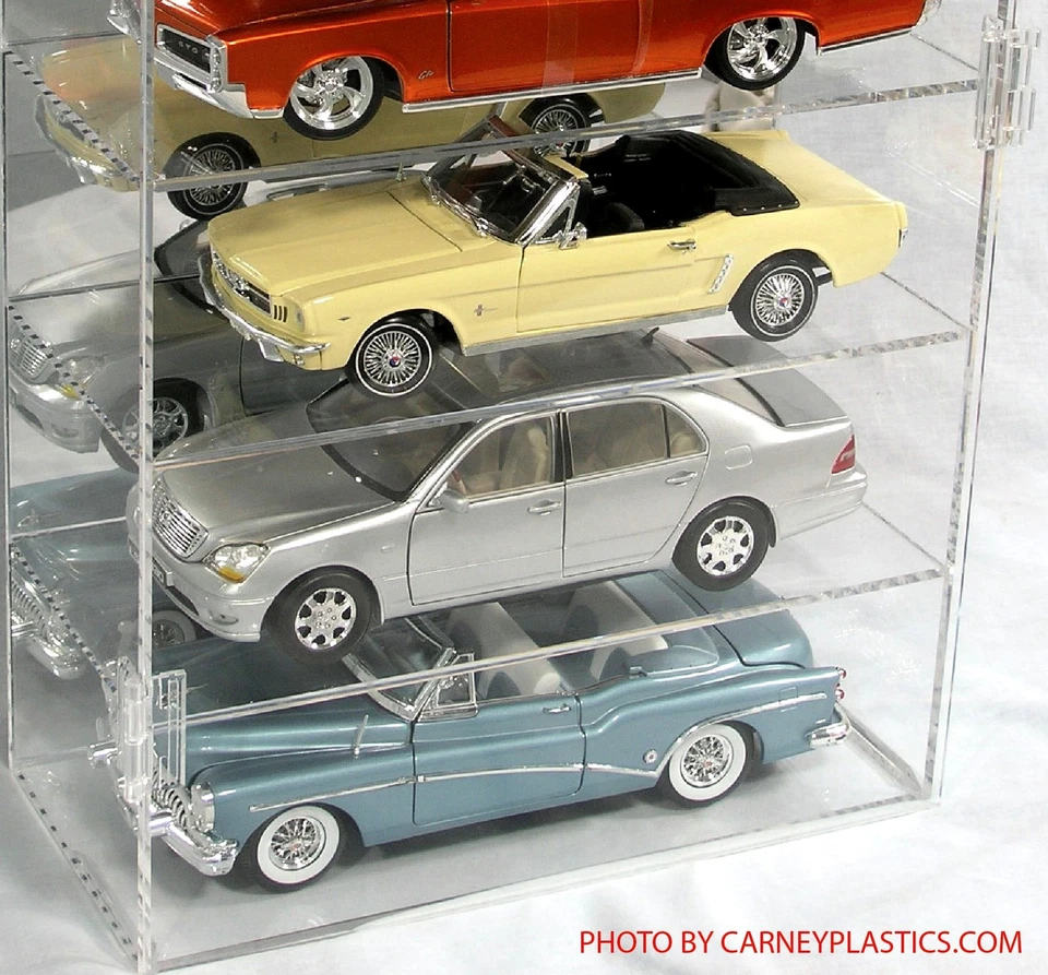 Model Diecast Display Case 1/18th Scale 6 car Vertical - Image 3 of 4