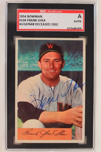 1954 Frank Spec Shea #104