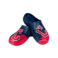FOCO MLB Men's Cleveland Guardians 2023 Colorblock Big Logo Clogs