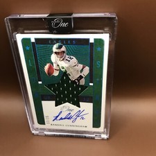 2022 Panini One Randall Cunningham Blue Lone Star Jersey Auto Autograph #3/35