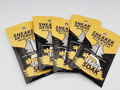 SHOE ERASER SOAK White Sneaker Detergent. QTY:5