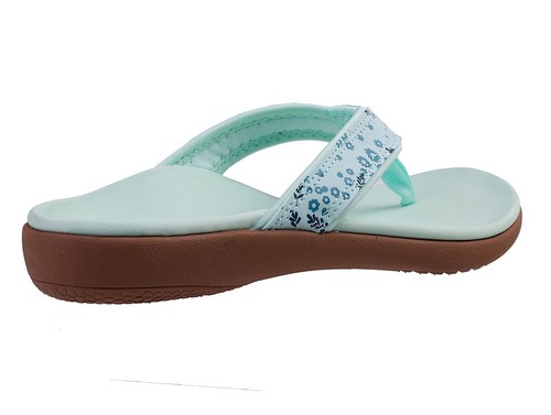 Spenco Yumi Nuevo Floral Women's Supportive Sandal Fair Aqua - 8.5 Medium - Picture 6 of 7
