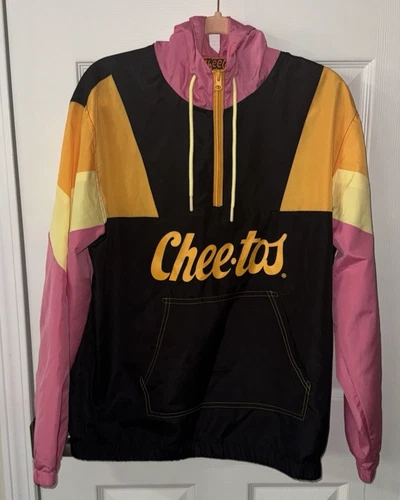 Chester Cheetah Cheetos Basketball Hooded Pullover Windbreaker Adult Size Small - product listing photo