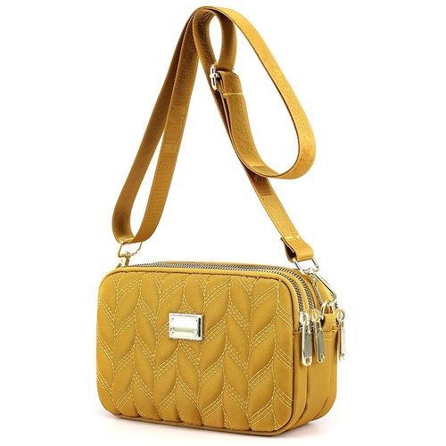 Ladies Girls Crossbody Bag Multi-Pocket Shoulder Bag Waterproof Nylon Handbag - Picture 11 of 11