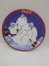 Coca Cola 1995 Kids Plate Melamine Zac Designs Polar Bears