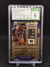 2020 Contenders Draft Picks CSG9 Isaiah Stewart Gold Vinyl 1/1 Superfractor Auto
