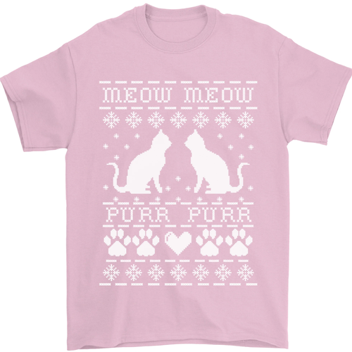 Weihnachten Katze Meow Purr Lustig Weihnachten Herren 100% Baumwolle - Picture 60 of 102