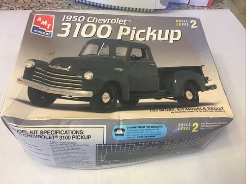 AMT Ertl 1/25 Scale 1950 Chevrolet 3100 Pickup Plastic Model Kit Sealed Bags - Afbeelding 1 van 9