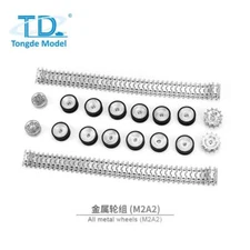 1/16 Metal Tracks Idler Sprockets Road Wheels Set for RC Tank M2A2 Bradley Model