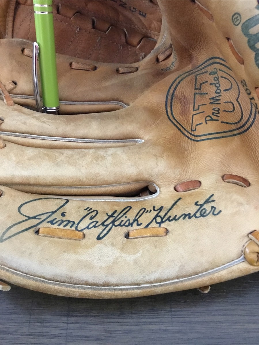 Gant De Baseball Wilson A2160 Jim Catfish Hunter – Taille S/Jeune, Droitier, Cuir Marron