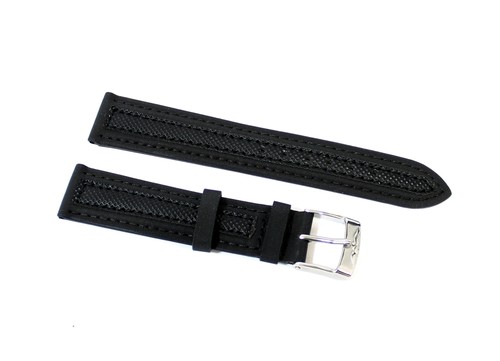 Cinturino per orologio in tessuto cordura imbottito 20mm nero tipo sector  s20n | eBay