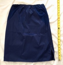 Vintage Half Slip   Van Raalte NAVY BLUE Nylon   Size Small