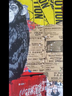 MR BRAINWASH Everyday Life Iconic Dreams Unique Mixed media