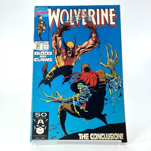 Wolverine Issue 37 - 1991 - Original Vintage Comic - Marvel Comics D917