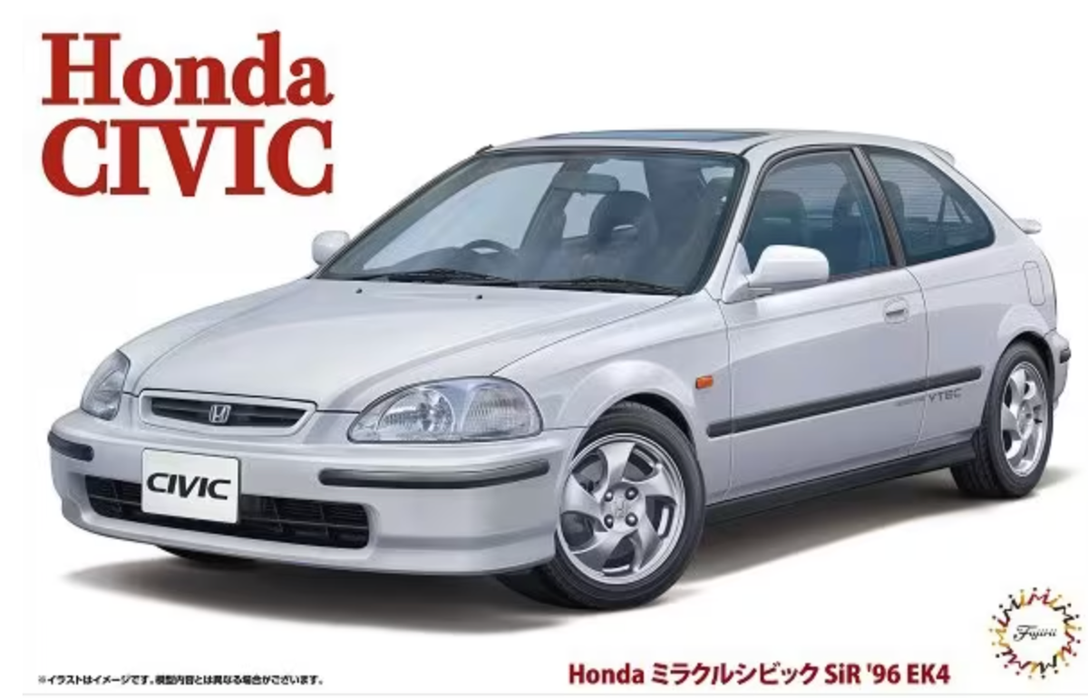Fujimi JAPAN ID-184 HONDA CIVIC Miracle SiR '96 EK4 - 1/24 Scale