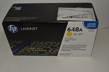 HEWLETT PACKARD HP 648A CE262A YELLOW SEALED TONER NEW/GENUINE BOX  3351 
