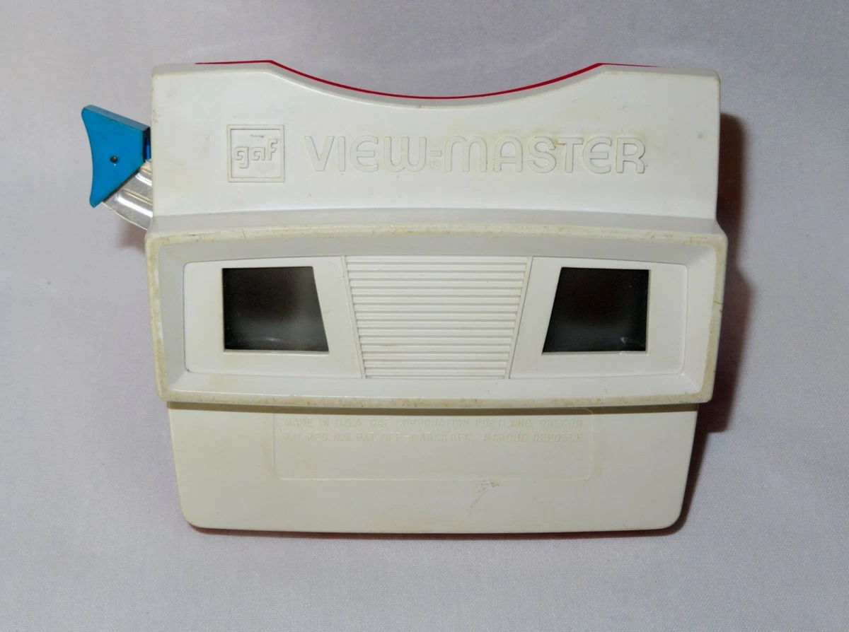 Vintage View-Master Viewmaster View Master Viewer Model G Bakelite ~  Red/White