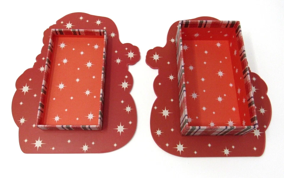 Punch Studio Die Cut Keepsake Box Christmas Jolly Santa Claus 27048 - Image 3 of 4