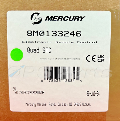 New / OEM Mercury Next Gen Quad Engine DTS ERC - Part