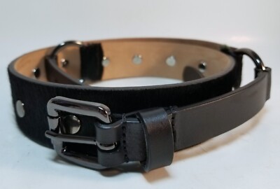 Italian made Belt by PER SE PER SE Belt metallic 1-3/4 main image 3
