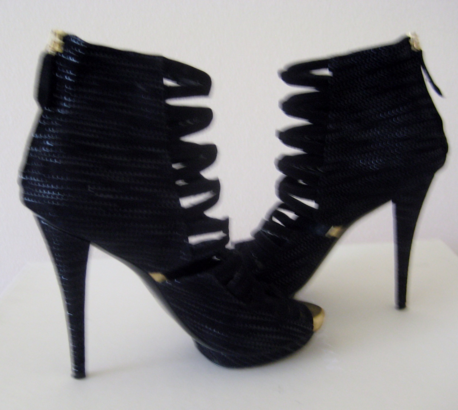 PANTOFOLA D’ORO BURAK UYAN SANDALI NERI STIVALETTI INDOSSATI UNA VOLTA Taglia 8 5M